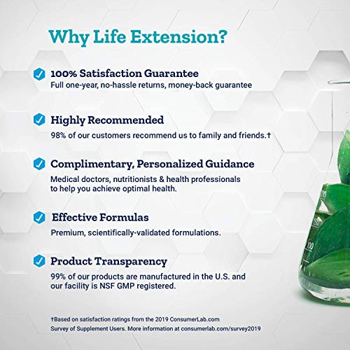 Life Extension Optimized Carnitine –Supports Heart, Brain & Exerc...