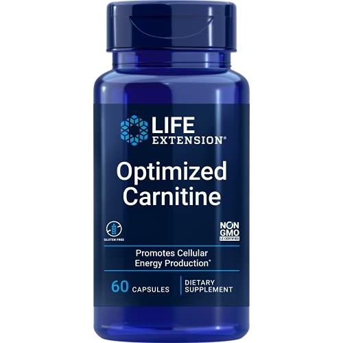 Life Extension Optimized Carnitine –Supports Heart, Brain & Exerc...