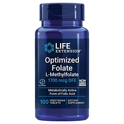 Life Extension Optimized Folate L-Methylfolate – Supports Heart...