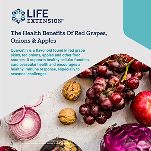Life Extension Optimized Quercetin 250 mg - For Heart, Blood Pres...