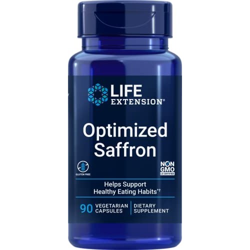 Life Extension Optimized Saffron Extract with Satiereal, 90 Veg C...
