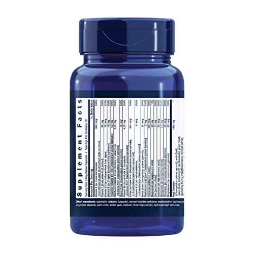 Life Extension Plant-Based Multivitamin – Plant Derived Vitamins ...