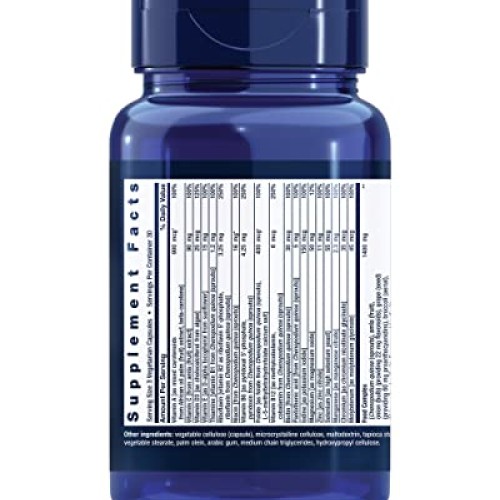 Life Extension Plant-Based Multivitamin – Plant Derived Vitamins ...