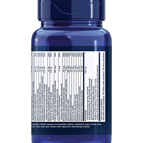 Life Extension Plant-Based Multivitamin – Plant Derived Vitamins ...