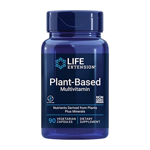 Life Extension Plant-Based Multivitamin – Plant Derived Vitamins ...