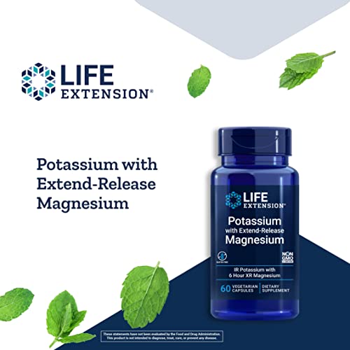 Life Extension Potassium with Extend-Release Magnesium – For Bloo...