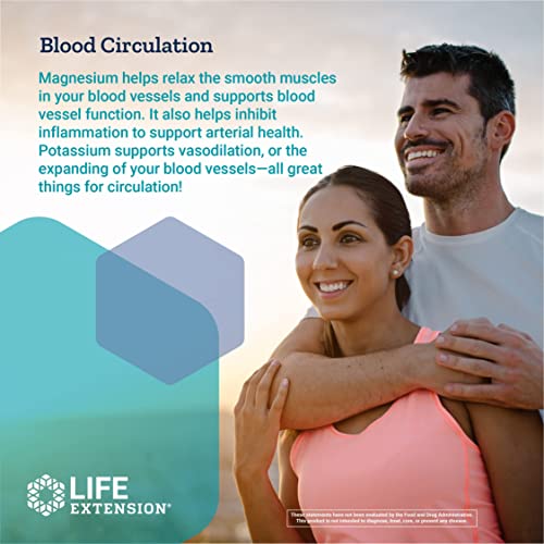 Life Extension Potassium with Extend-Release Magnesium – For Bloo...