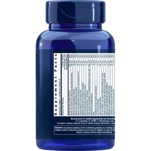 Life Extension Prenatal Advantage Supplement – Comprehensive Pren...