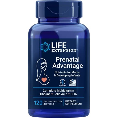 Life Extension Prenatal Advantage Supplement – Comprehensive Pren...