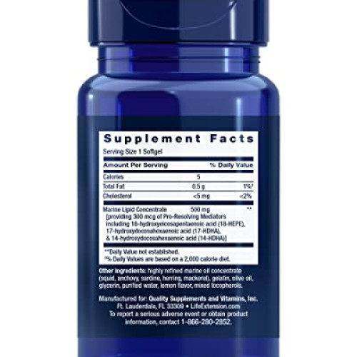 Life Extension Pro-Resolving Mediators - Inflammation Management ...