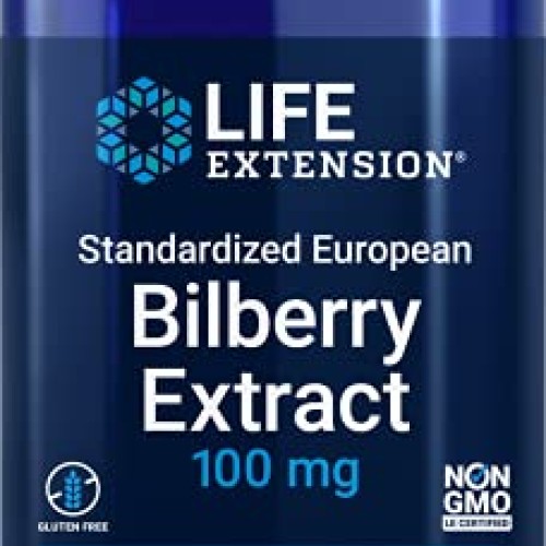 Life Extension Standardized European Bilberry Extract 100 mg – fo...