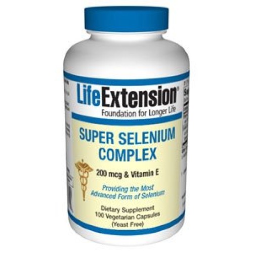 Life Extension Super Selenium Complex 200 mcg and Vitamin E, 100 ...