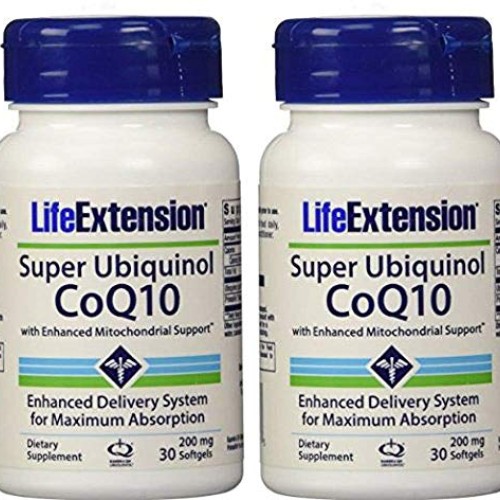 Life Extension Super Ubiquinol CoQ10 with Enhanced Mitochondrial ...