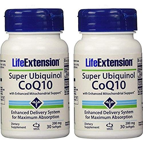 Life Extension Super Ubiquinol CoQ10 with Enhanced Mitochondrial ...