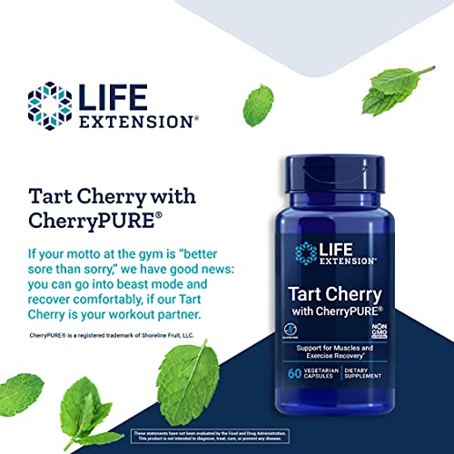Life Extension Tart Cherry with Cherry Pure – Tart Cherries Extra...