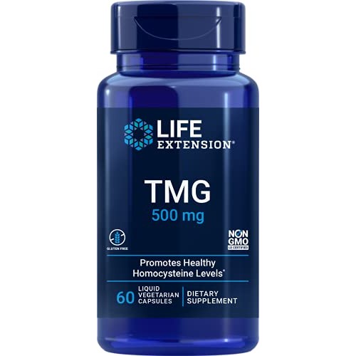 Life Extension TMG 500 mg, 60 Liquid Vegetarian Capsules