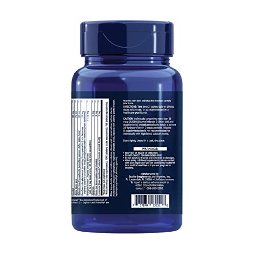 Life Extension Two-Per-Day High Potency Multi-Vitamin & Mineral S...