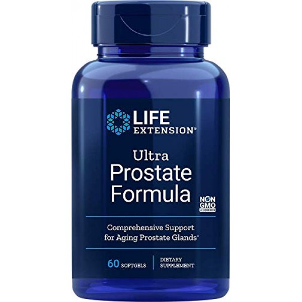 Life Extension Ultra Prostate Softgels, 60 Count Pack of 2