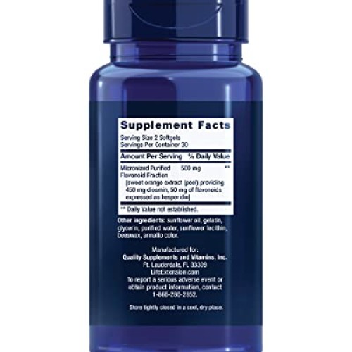 Life Extension Youthful Legs - Healthy Vein and Leg Support Suppl...