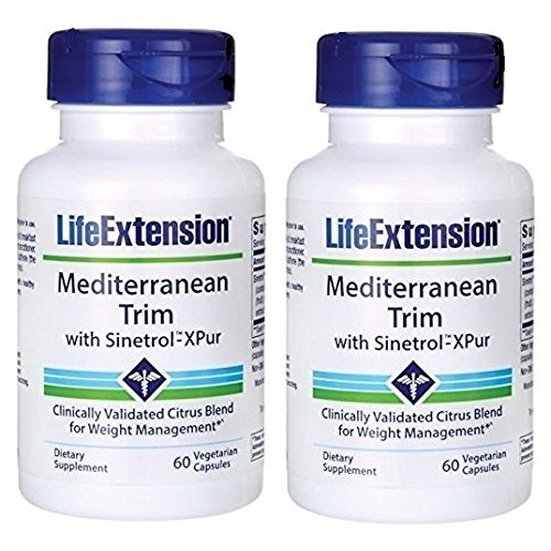 Mediterranean Trim with Sinetrol-XPur 60 Vegetarian Capsules-Pack-2