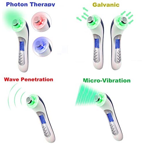 Rejuven Skin 2.0 Anti aging facial toning device combining Galvan...
