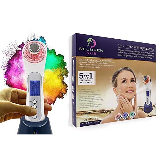 Rejuven Skin 2.0 Anti aging facial toning device combining Galvan...