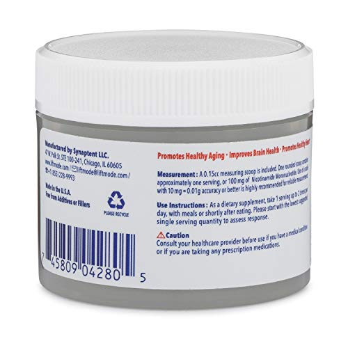 LiftMode NMN Nicotinamide Mononucleotide Powder Supplement - Bo...