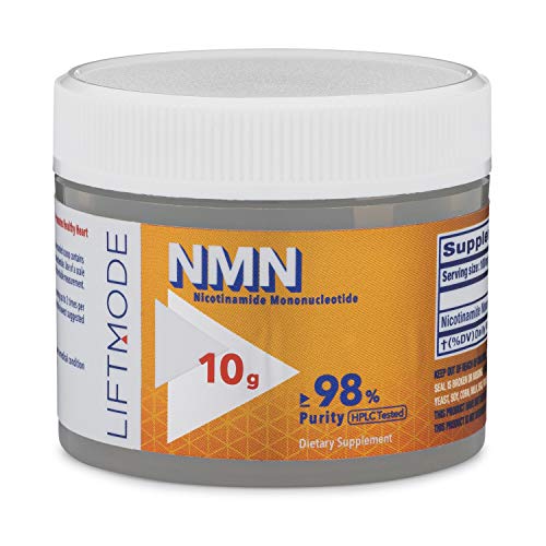 LiftMode NMN Nicotinamide Mononucleotide Powder Supplement - Bo...