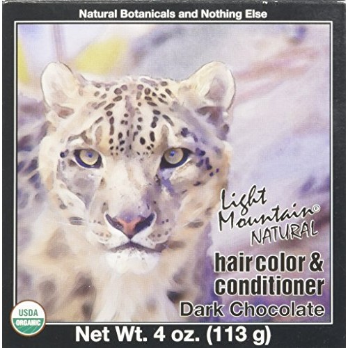 LIGHT MOUNTAIN Hair Color Hair Color Dark Chocolate, 0.02 Pound