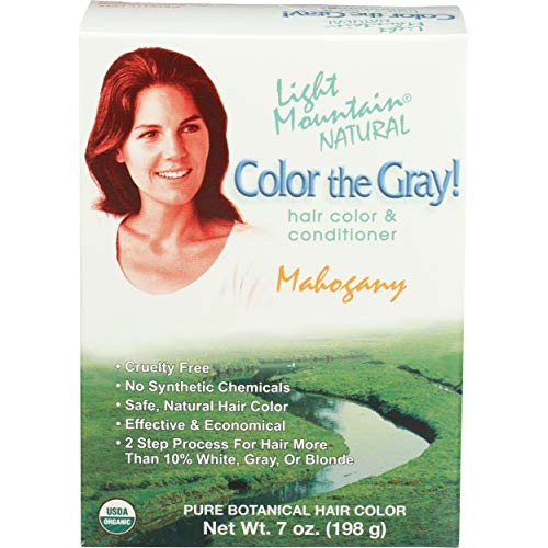 Light Mountain Natural Color The Gray! Hair Color & Conditioner, ...