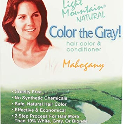 Light Mountain Natural Color The Gray! Hair Color & Conditioner, ...