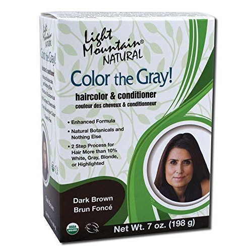 Light Mountain Natural Color The Gray! Hair Color & Conditioner, ...