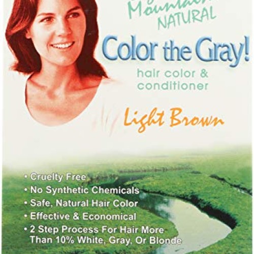 Light Mountain, Natural Color The Grey Light Brown Organic, 7 Ounce