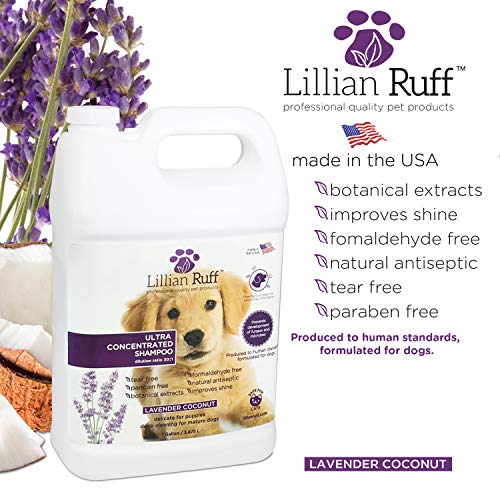 Lillian Ruff Professional Dog Shampoo – Concentrated Dog Shampoo ...