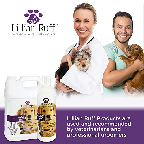 Lillian Ruff Professional Dog Shampoo with Dispenser Pump – Conce...