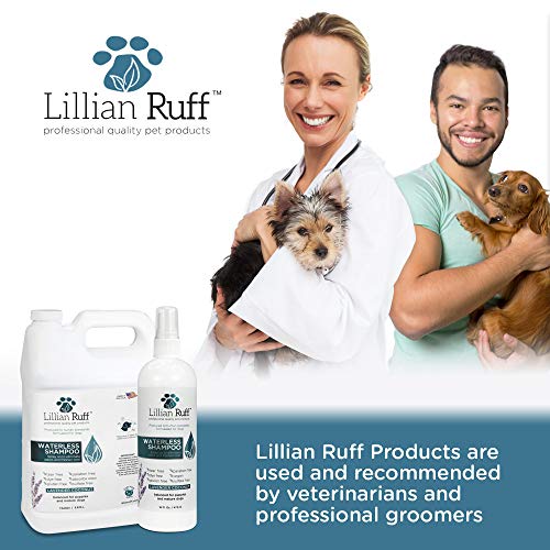 Lillian Ruff Waterless Dog Shampoo - No Rinse Quick Dry Shampoo S...