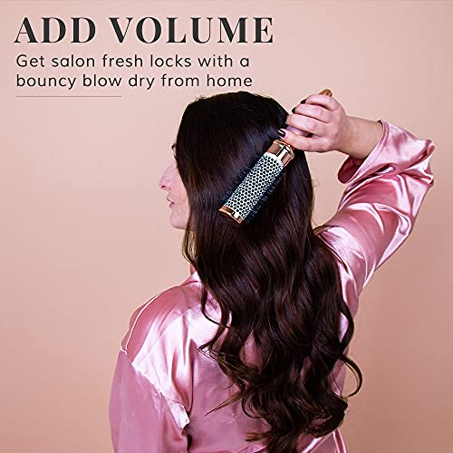 Rose Gold Hair Brush Set - Luxury Professional Hairbrushes Gift f...