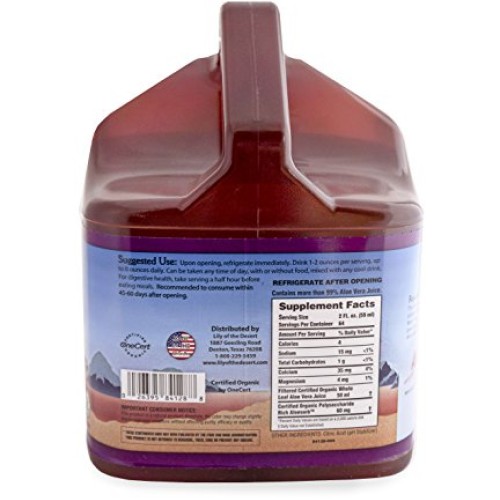 Lily of the desert juice aloe vera whllf pre 128oz