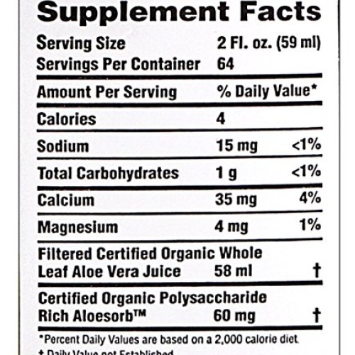 Lily of the desert juice aloe vera whllf pre 128oz