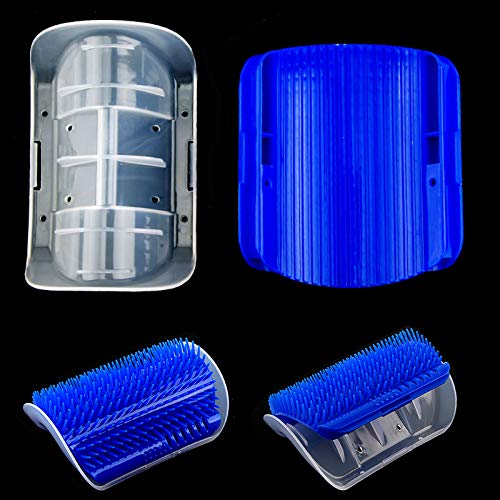 LINGJIA pet Toy 3pcs/Set Corner Pet Brush Comb Play Cat Toy Plast...