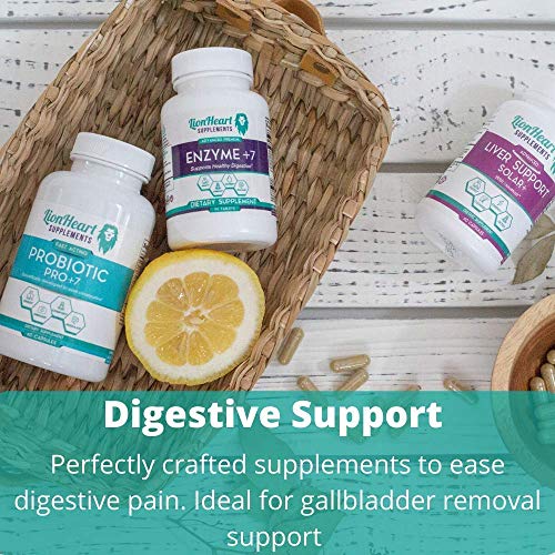 Gallbladder Support Kit - Digestive Enzymes Ox Bile, Probiotics &...