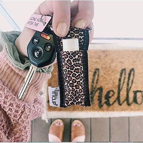 LippyClip Lip Balm Holder for Chapstick Leopard
