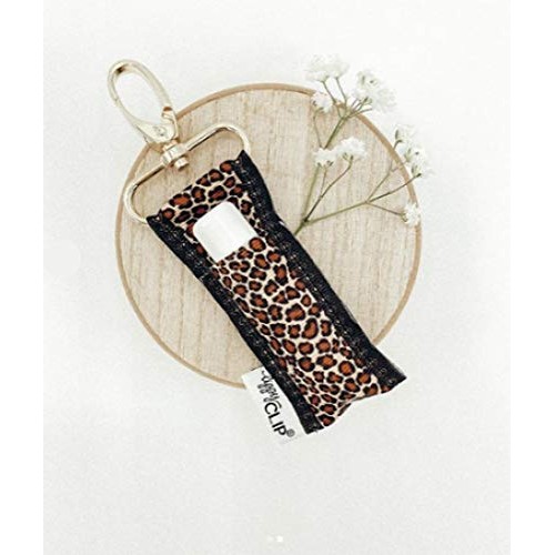 LippyClip Lip Balm Holder for Chapstick Leopard