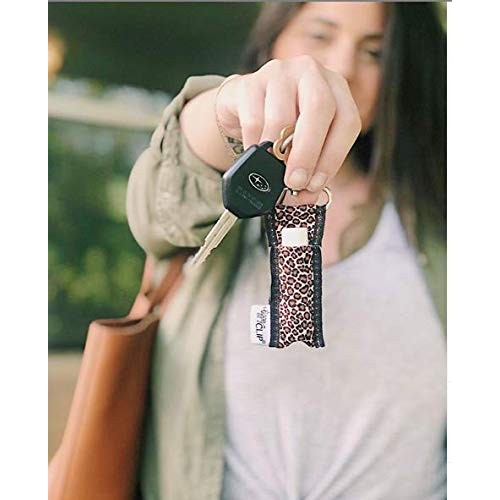 LippyClip Lip Balm Holder for Chapstick Leopard