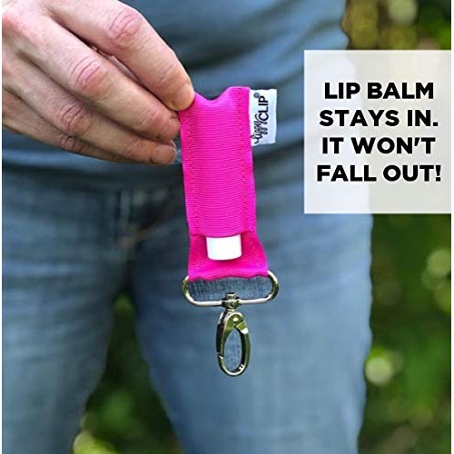 LippyClip Lip Balm Holder for Chapstick Rainbow Leopard