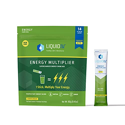 Liquid I.V. Energy Multiplier | Sustained Energy Powder Packets |...