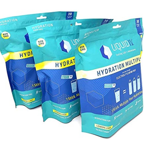 Liquid I.V. Hydration Multiplier, Electrolyte Drink Mix – 8 Count...