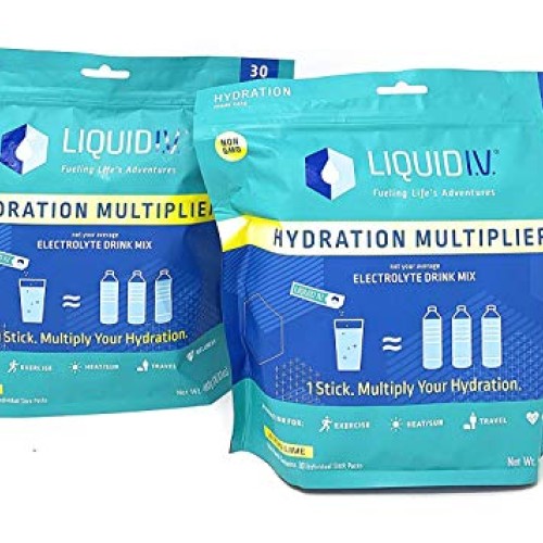 Liquid I.V. Hydration Multiplier, Electrolyte Drink Mix – 8 Count...