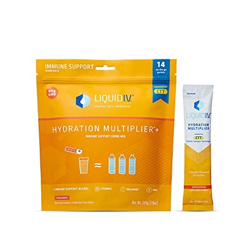 Liquid I.V. Hydration Multiplier + Immune Support, Easy Open Pack...