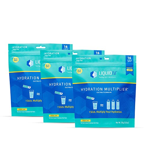 Liquid I.V. Hydration Multiplier - Lemon Lime - Hydration Powder ...